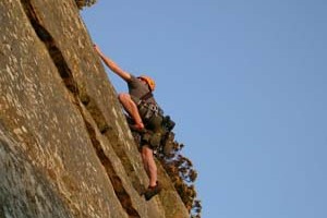 Rock climbing